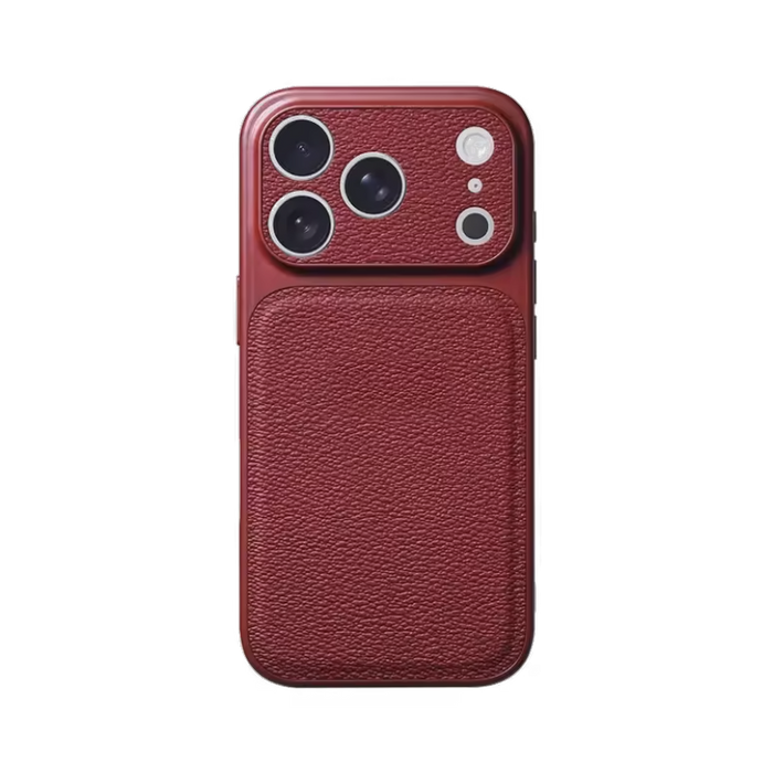 Monogram Case — Burgundy