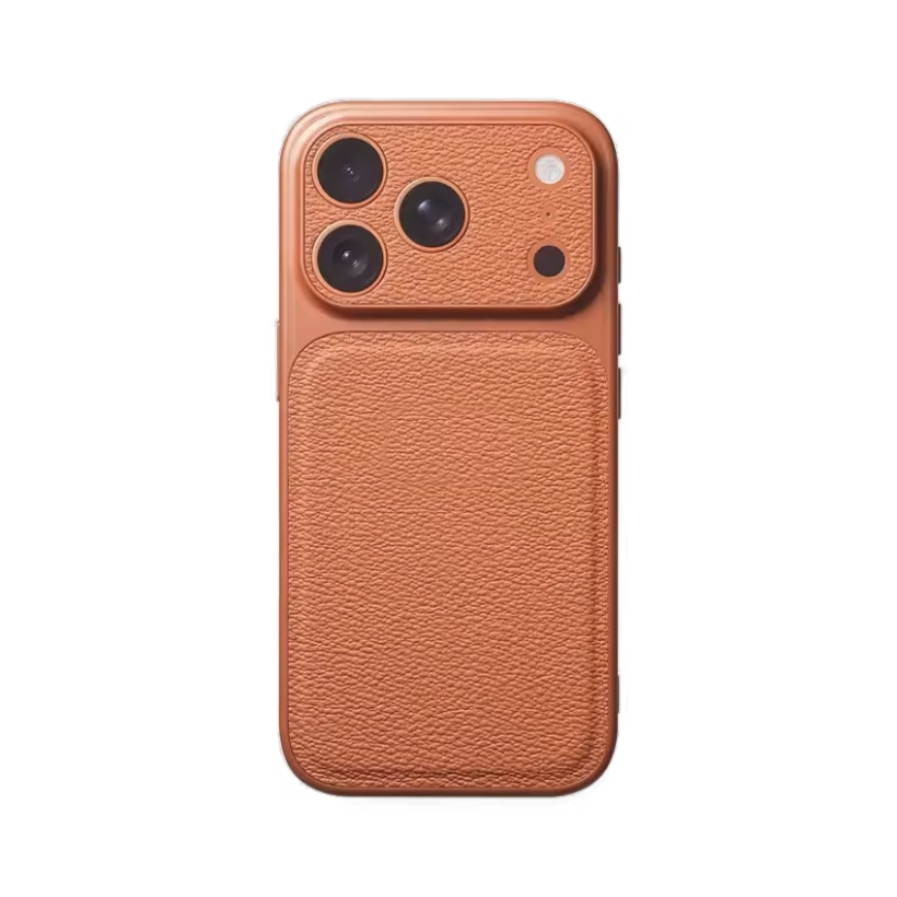 Monogram Case — Terracotta